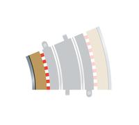 Scalextric Sport Track Radius 3 Curve Inner Borders 22.5° & Barriers x4 C8281