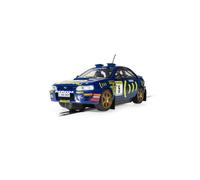 Scalextric Cars - C4555 Subaru Impreza WRX - 1995 Carlos Sainz - Toy Slot Car for use Race Tracks or Sets - Small Kids Gift Ideas for Boy/Girl Ages 3 Accessories, Blue