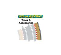 Scalextric Track - Radius 3 Outer Border/Barrier 22.5o
