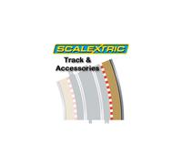 Scalextric Track - Radius 4 Outer Border/Barrier 22.5o