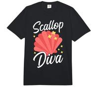 Scallop Diva Scallop Hunter Celebrate Scallop Season Comfort Colors Adult Heavyweight T-Shirt