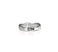 Scallop LDS CTR Ring by Ringmasters | Choose the Right Faith Ring | Keepsake LDS Jewelry, Metal,Silver,Stainless Steel, not_known