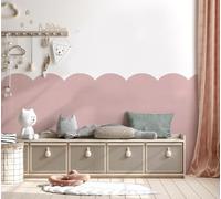 Scallop “Scarlett” Wall Border Painting Stencil - Nursery & Kids Room Decor - Reusable DIY Home Wall Stencil (90CM)