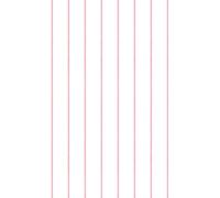 Scallop Stripe - Rose 10m Wallpaper Hoopla Walls White 10m
