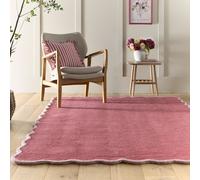 Scalloped Pink Rug - 170 x 120 cm - Elsie - Origins