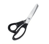 Scalloped Scissors, Serrated Scalloped Edge Pinking Shears, Professional Pinking Shears, Stainless Steel Sewing Craft Scissors for Leather Paper, No-Fray Edge