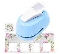 Scalloped Square Paper Punch, Rectangle Stamp Hole Puncher, Stamp Puncher Cutter, Scalloped Rectangle Lever Paper Punches For Crafting, Scrapbooking And DIY Card Making