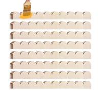 Scalloped Wood Trim - 24 Piece DIY Edge Molding Set, Decorative Border Crafts, Unfinished Pine Woods Strips Home Wall Cabinet Shelf | Making It Highly Suitable for Crfor Christmas Window Door