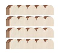 Scalloped Wood Trim, Unfinished Edge Wooden Set, Material Wooden, Scalloped Trim Wood, Decorative Softwood Edging, Crafted Scallops Feature, for Home Wall, Cabinet Shelf, Window Door