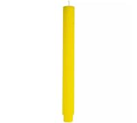 Scalloped Yellow Dinner Candle, Dining Table Party Candle, Rustic Coloured Dinner Candle, Tall Slim Lemon Yellow Candle, Housewarming Gift, Taper Bistro Candle, Shaped Candle, Spring Tablescape