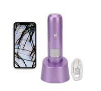 Scalp Analyzer Device, WIFI Wireless Hair Analyzer Machine with 5-200X Magnification, Portable LED Scalp Hair Detector for Salon & Home Use