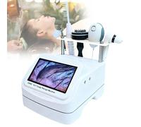 Scalp and Skin Analysis Machine, 10 Inch Digital Scalp Camera with 50x/200x Lenses, Rechargeable Skin Health Detection Use for Home, Spa and Salon