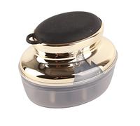 Scalp Applicator Comb Essential Oil Resistant Scalp Massager Brush with Perspective Scale Window Ergonomic Design for Hair Treatment and Scalp Care ABS Material 80g (Gold)