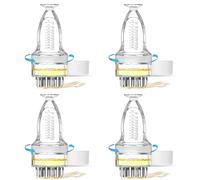 Scalp Applicator Comb for Minoxidil, Serums & Oils - Large capacity upgraded version -No-Waste, No-Mess Precision Liquid Applicator for Direct Scalp Care (4PCS)