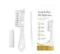 Scalp Applicator Precision Liquid Dispenser with Massage Tool | Hair oil applicator comb for women, men and adults, for travel, business trip, home and the