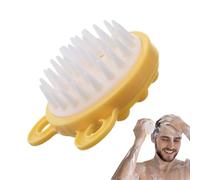 Scalp Brush - Waterproof Hair Scrubber, Rounded Tooth Stimulator, Non Slip Palm Design | Refreshing Root Care Accessory Supporting Shampoo Distribution Comfort for Women Men Kids Sensitive Skin