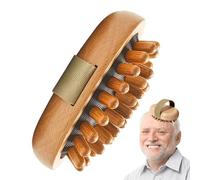 Scalp Brush - Wooden SPA Hair Massager for Scalp | Meridian Brushing and Meridian Tapping Device for Scalps Massage Improve Lymphatic Circulation, Body Shaping and Cellulite Remover Health Fitness