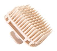 Scalp Care Brush - Square Hair Shampoo Massager, Soft Bristle Scrubber, Portable TPE Cleaning with Easy Hold Design | Hygiene Accessory for Men Women Kids Shower Massage Washing Daily Use