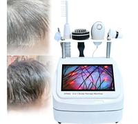 Scalp Detector,50X/200X Lens Multi-Functional Rechargeable Digital Hair Skin Analyzer Microscope Magnifier High Sensitivity Hair Follicle Skin Analyser Tester Machine