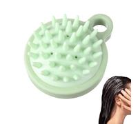 Scalp Leather Massager, Soft Silicone Shampoo Brush for Hair Growth | Approx. 6.5 x 6.5 x 3 cm / 2.56 x 2.56 x 1, Relaxation and Cleansing of the Head | Scalp Exfoliator