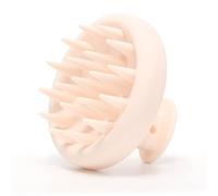 Scalp Massage Brush, Scalp Massager, Silicone Shampoo Brush, Scalp Massage for Exfoliating and Scalp Massage to Remove Dandruff and Stimulate Hair Growth (Beige)