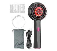 Scalp Massage Comb - 8inc Hair Massaging Brush, Portable Electric Haair Massager, Duaal Function Ergonomic Design Promotes Healthy Hhair Reduces Dandruff | Ideal for Daily Care Scalp Stimulation