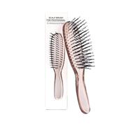 Scalp Massage Comb, Detangling Design, Blue/Purple/Coffee Color, Wet Dry Scalp Massager, Anti-Static Hair Brush, Ergonomic Handle, For Women Girls Curly Thick Straight Wavy Smoothing Everyday