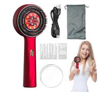 Scalp Massage Comb, Hair Oil Applicator, Electric Scalp Massager, Sturdy and Portable Stimulating Brush, Ergonomic Design, Ideal for Promoting Hair Growth, 21 x 8.5 cm