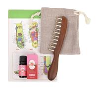 Scalp Massage Comb - Hair Stimulation Tool for Stress Relief | Silicone Teeth with Ergonomic Handle, Gentle Circulation Boosting Accessory, Shower Grooming Aid, Control Usage