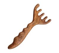 Scalp Massage Comb - Wooden Wide Tooth for Hair Growth | Natural Stimulator Tool with Relaxing Effect, Gentle Head Massager Accent, Hair Comb Solution for Shoulders Eyes Face Men Women Home Office