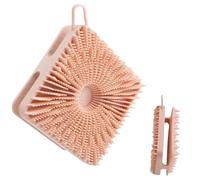 Scalp Massager, Body Scrubber Shampoo, Double Sided Silicone Head Wash Scrubber, 2 in 1 Scalp Massager, Loofah with Soft Bristles, Hair Accessories