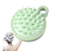 Scalp Massager Brush - Wet Dry Washing Scalp Brush for Head Relaxation, Silicone Bristles Head Scrubber, Shower Massaging Tool for Hair Growth, Improves Blood-Circulation for Wife Men
