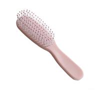 Scalp Massager Comb Dual-Level Teeth for Hair Growth and Volume - Anti-Static Dry Shampoo for Thick Curly Hair Deep Cleaning 15.5cm(Pink)