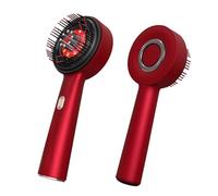 Scalp Massager Electric Red Light Therapy Cordless Portable Head Massager Comb Massaging Brush for Hair Treatment, Hair Growth with USB Rechargeable, Hair Oil Applicator, IPX7 Waterproof