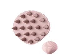 Scalp Massager, Hair Massager for Scalp | Silicone Hair Scrubber - Shell Shaped Massage Comb, Comfortable Shower Hair Brush, Hair Scalp Washer, Hair Care Tools for Women, Men, Kin