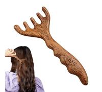 Scalp Massager - Manual Portable for Stimulating | Ergonomic Contoured Grip with Deep Tissue Nodes & Enhancement for Relaxation, Face, Neck and Shoulders Daily Wellness
