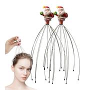 Scalp Massager - Octopus Head Massager Scalp Headache | Compact Massager with Head Whisk, Ideal for Relaxing Head Massage and D