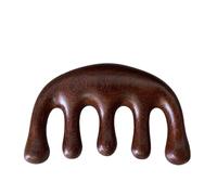 Scalp Massager - Scalp Comb with Wide Teeth | Wooden Head Massager Round Teeth Comb | Scalp Massager Comb for Hair Growth | Massage Tool