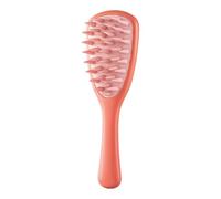 Scalp Massager, Silicone Long Handle Hair Care Scalp Scrubber Exfoliator Brush for Men Women Kids Pets - Wet & Dry Use on Thick, Thin, Long, Short Hair Growth & Head Massage (Red)