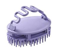 Scalp Massager Tool - Hair Shampoo Brush | Scrubber with Soft Silicone Wet Hair Stimulator | Waterproof Massage Device | Head Relaxation Bristles | Gentle Cleansing Comb for Hairs Growth