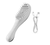 Scalp Massager - Vibrating Red Light Wave - Electric Comb Head Massage Tool,for Straight Travel Shower Spa Relaxation Daily Morning Night Bedroom Bathroom Office