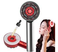 Scalp Massaging Brush, Shiatsu Hair Scalp Massager, Hair Oil Applicator, 3 Massage Modes + 10 Minutes Timing, Cordless & Portable, Red Light Therapy Hair Scalp Massager,Grey