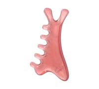 Scalp Meridian Massager Relax Multifunctional Blood Circulation Sandalwood Hair Comb Gift Smooth Hair Head Massage Comb(Pink)