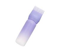 Scalp Oil Applicator Brush Comb - Device for Hair Oil Application 180 ml | Reusable Shampoo Bottle for Oils 6 oz with Graduated | Root Comb Container for Prof Use