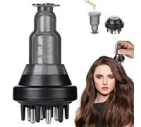 Scalp Oil Applicator for 5ml 3x2in Hair Oil Applicator Clear Scale Essential Head Scrubber for Hair Growth Massage Easy to Clean Scalp Comb Black