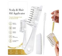 Scalp Oil Applicator Leak-Proof, Precise, Portable, No Waste | Hair oil scalp applicator for women, men and adults, for travel, business trip, home and the