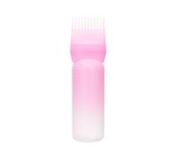 Scalp Oil Comb Brush - 180 ml Hair Oil Applicator | 6 oz Reusable Oil Applicator Shampoo Bottle with Graduated Scale | Root Comb Container for Professional Salon Use Hair Treatment and Hair Treatment