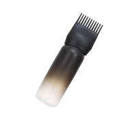 Scalp Oil Comb Brush - 180 ml Hair Oil Applicator | 6 oz Reusable Oil Applicator Shampoo Bottle with Graduated Scale | Root Comb Container for Professional Salon Use Hair Treatment and Hair Treatment