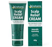 Scalp Relief Cream by Grahams Natural - Relief for Dry, Itchy, Flaky Scalps & Dandruff - Scalp Moisturizer with Manuka Honey, Calendula, Jojoba Seed Oil, 60g