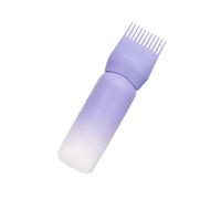 Scalp Root Comb Bottle - Reusable Oil Applicator Brush 6oz 180ml, Hair Dye Shampoo Tool with Measurement, Pr Design